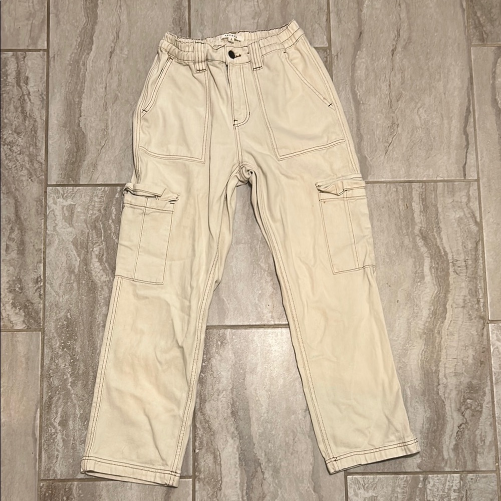 PacSun Cream Cargo Pants